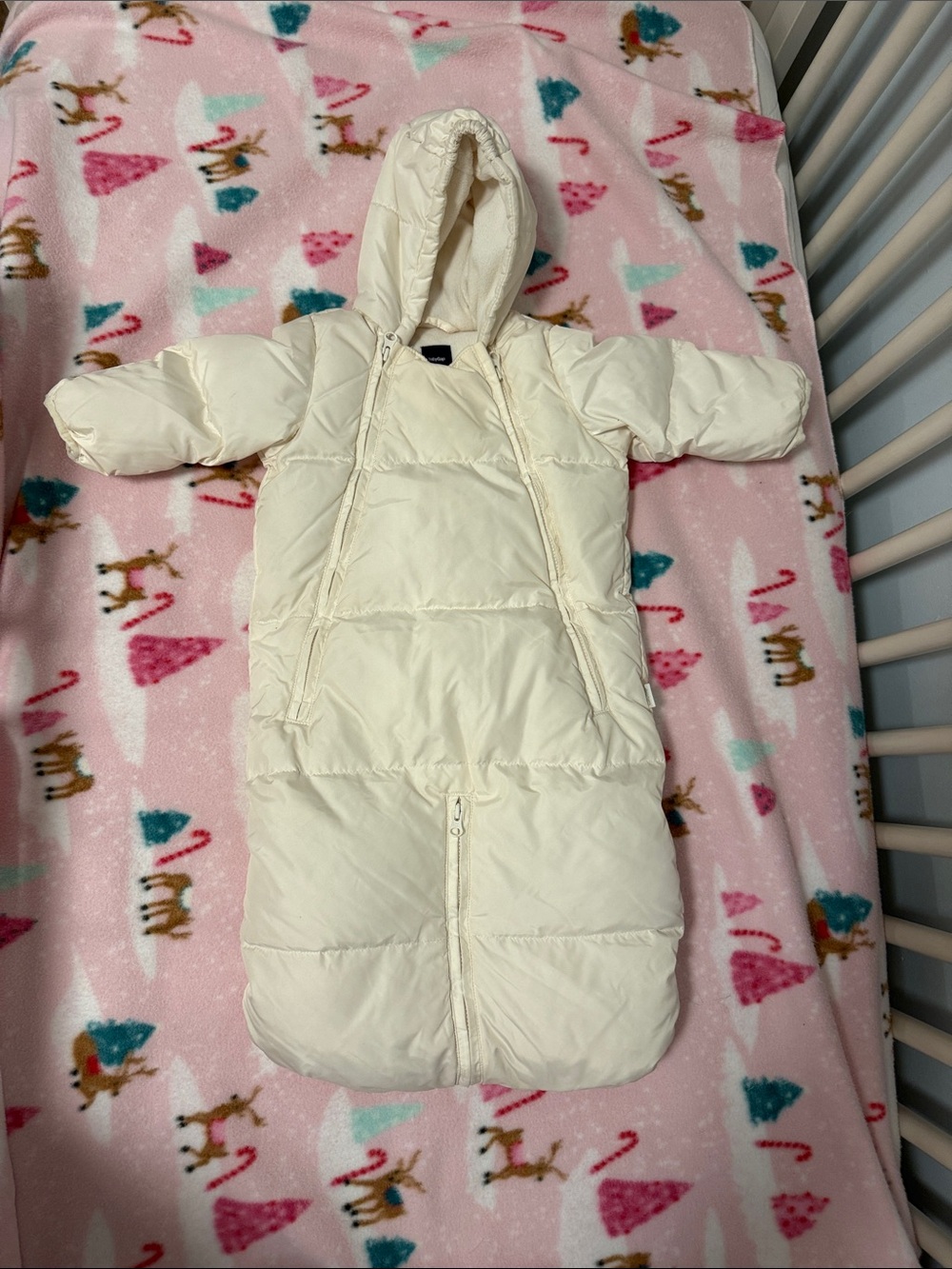 Unisex GAP Cream Hooded Coat